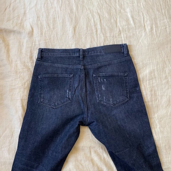 The Kooples Washed Black Tapered Denim - Picture 5 of 5